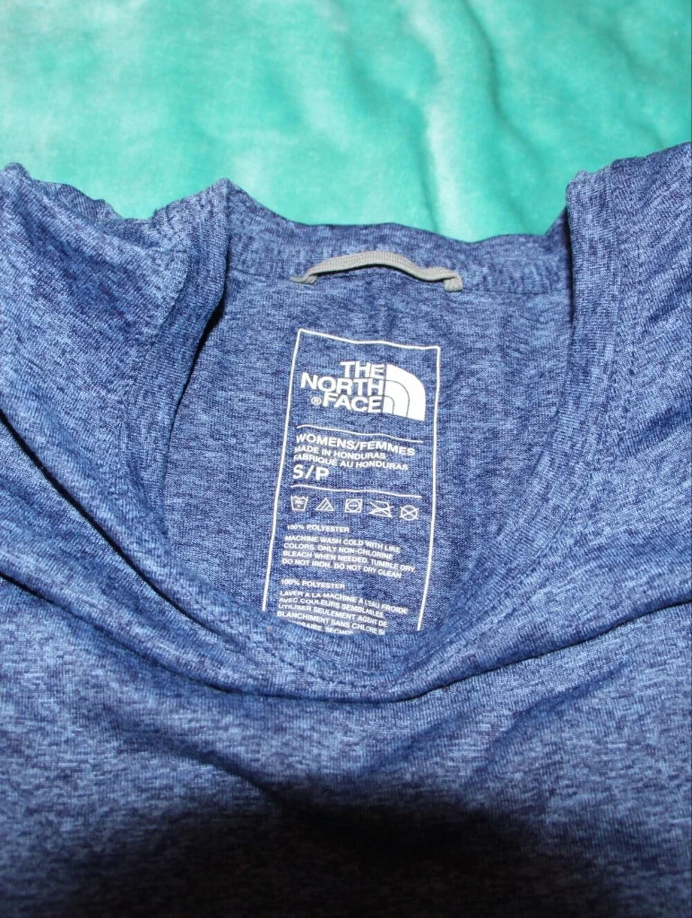 Women's Blue North Face Tee - Picture 6 of 7